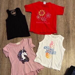 Old Navy Red Miami Beach Kids T-Shirt